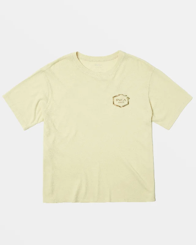 Hawaii Hex Tee - Latte