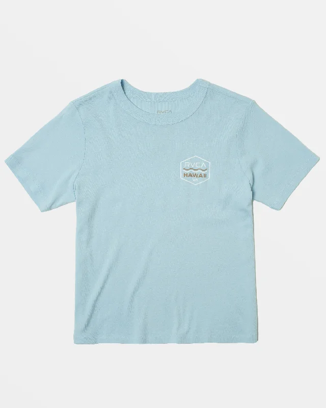 Palm Shield Tee - Sky High