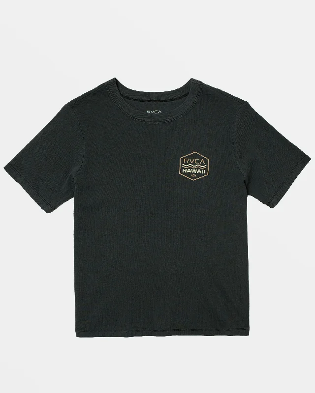 Palm Shield Tee - Rvca Black