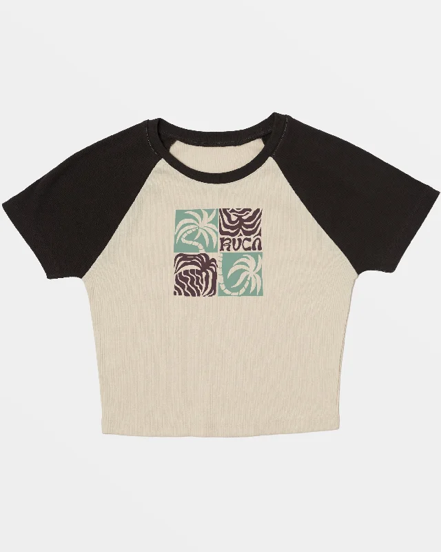 Baby Raglan Tee - Rvca Black