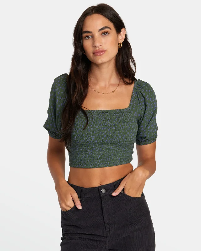 Sunrise Top Eco Shirt - Leaf