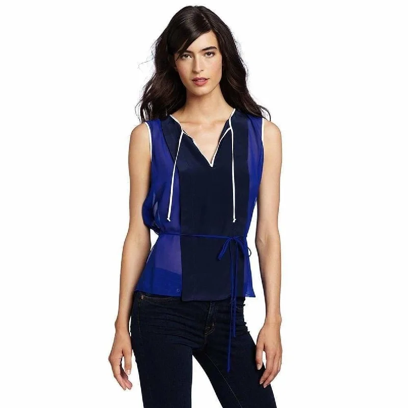 Royal Blue Combo Lula Silk Tank Top