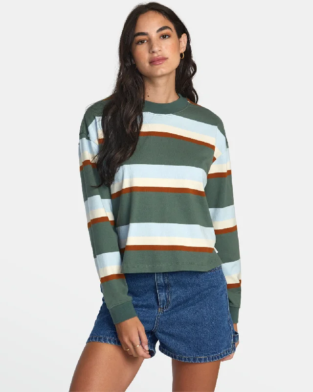 Kinney Long Sleeve Long Sleeve Tee - Spinach