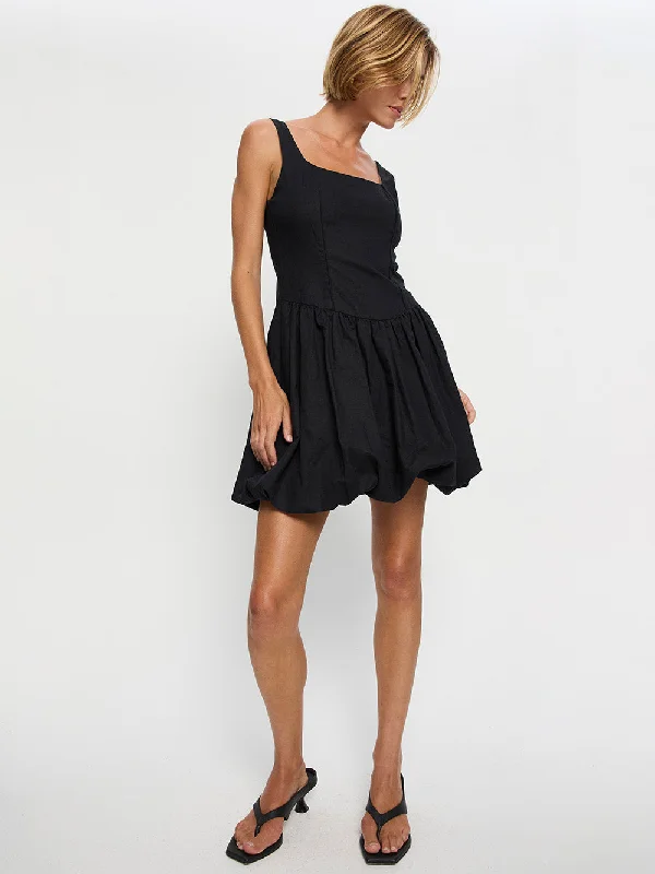 Akari Mini Dress - Black