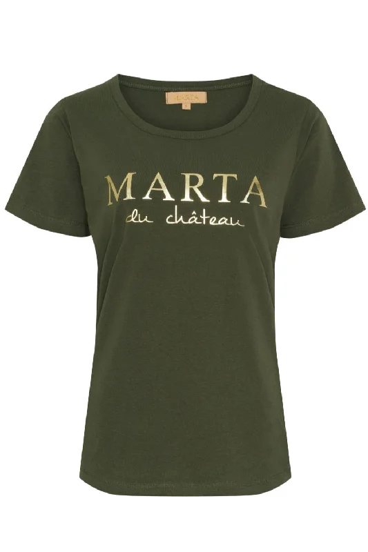 Marta Du Chateau - Mdcjeanette Tee MT-002-S - Military