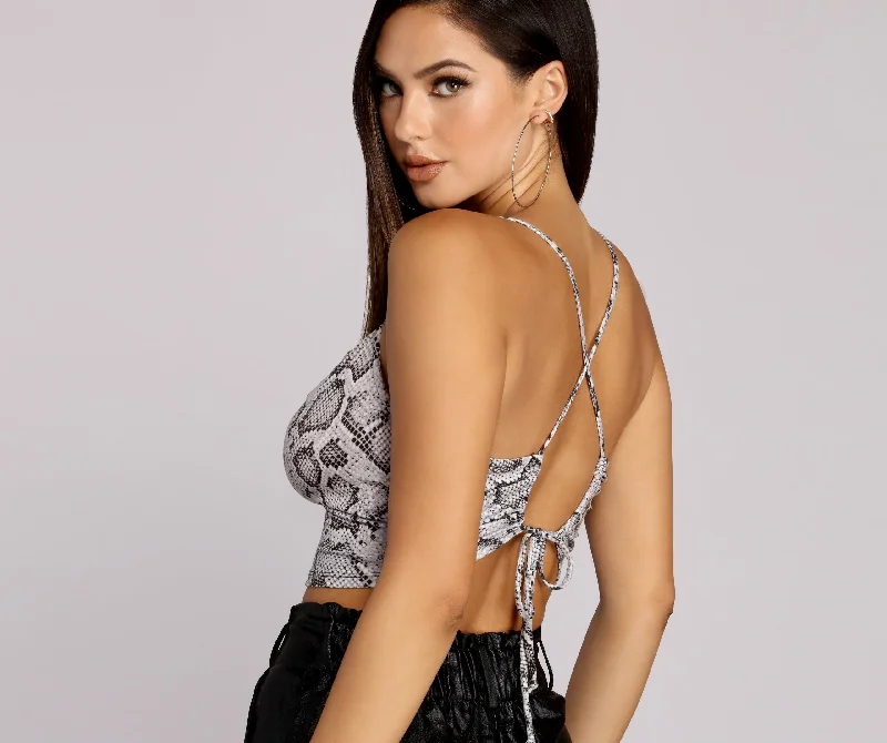 Stunning Tie-Back Top