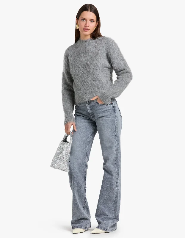 Alpaca Sweater - Soft Grey