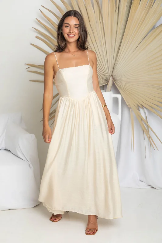 Sandy Maxi Dress - Cream