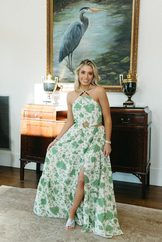 Rio Maxi Dress - Green