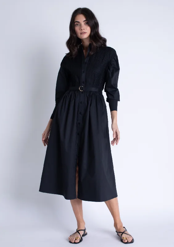 Jasmine Midi Dress - Black