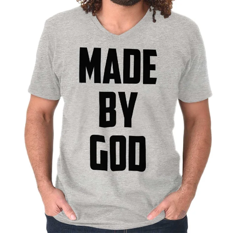 Made by God V-Neck T-Shirt