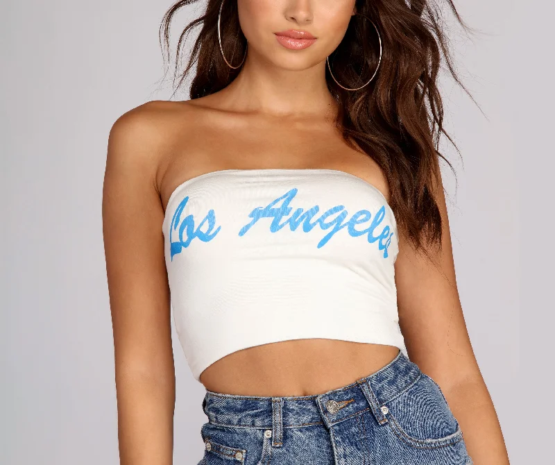 Los Angeles Graphic Tube Top